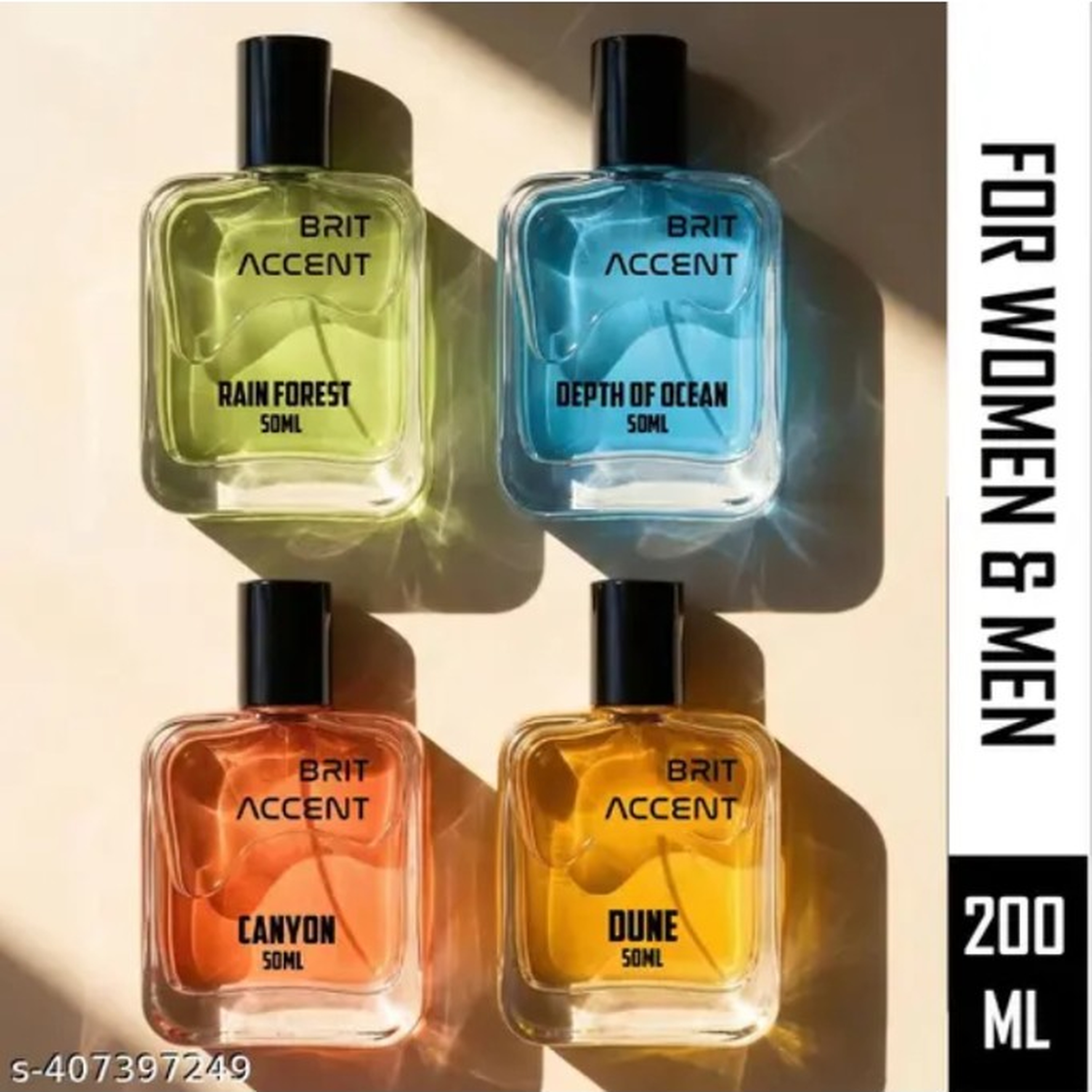Brit Accent 4 Perfume Combo
